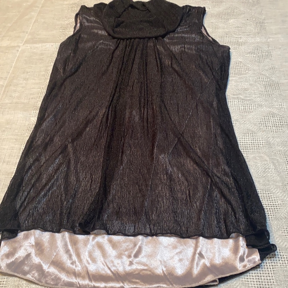 PANITTI beautiful black blouse small